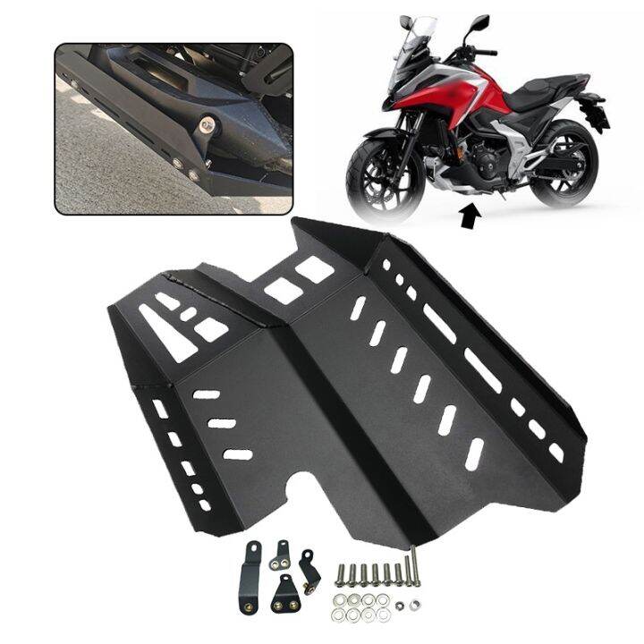 Motorcycle CNC Aluminum Skid Plate Foot Rests Bash Frame Engine Guard