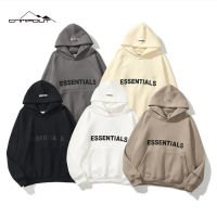 【CAMPOUT】Sweatshirts Men S Hooded Sweatshirts ESSENTIALS เสื้อแขนยาวหลวมเสื้อกีฬา Hoodies