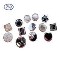 HL 13 Styles 30PCS  9mm-12mm Dripping oil Plating Buttons  Shank  DIY Apparel Shirt Buttons Sewing Accessories Haberdashery