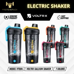 VOLTRX shaker Bottle Gallium USB C Rechargeable Electric protein