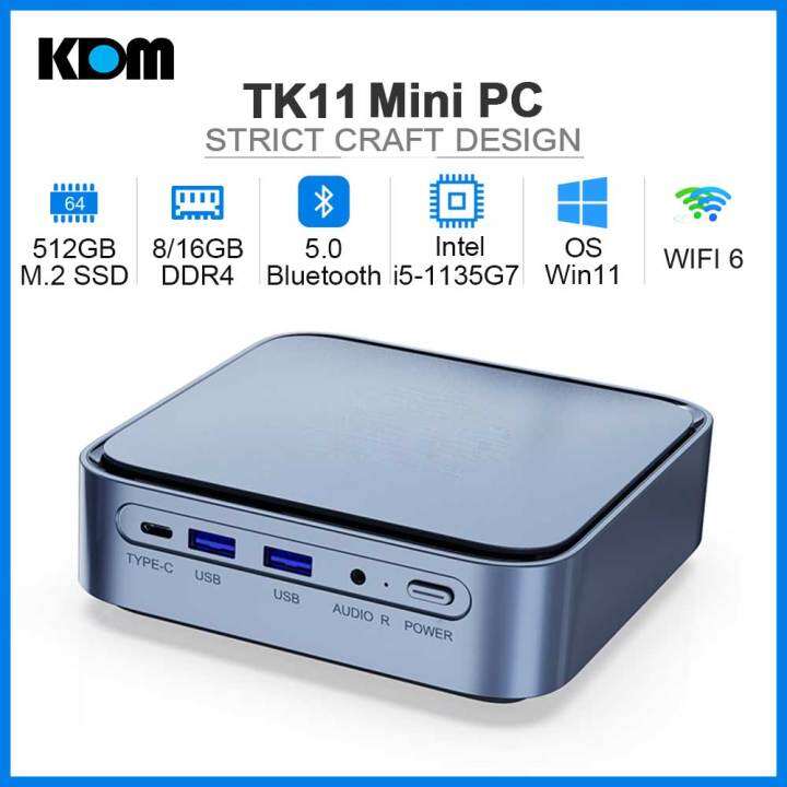 Mini PC Intel 11 Windows 11 Core I5 1135G7 DDR4 16GB 512 SSD