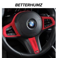 Alcantara Car Steering Wheel Panel Stickers For BMW G20 G21 G22 G30 G31 G11 G12 X3 G01 G02 X5 G05 Interior Trim Accessories