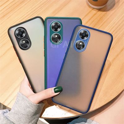 เคสคลังสินค้าพร้อม OPPO A18 A58 A38 A78 NFC 4G A98 5G 2023โปร่งใสใหม่ PC ผิวสัมผัสเปลือกแข็งเคสป้องกันเลนส์กล้อง OPPOA38 OppoA78 OppoA58