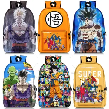 Arrive Student School Bag Set Cool Anime Dragon Ball Son Goku Print Book  Pen Boys Girl School Backpack-HMQ173C