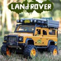 1:28 Camel Cup Land Rover Defender Alloy Racing Car Model Diecasts &amp; Toy Metal Toy Off-road Vehicles Model Collection Kids Gift Die-Cast Vehicles