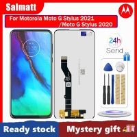 Salmatt หน้าจอ LCD IPS ของแท้สำหรับ Motorola Moto G สไตลัส2021 /Moto G สไตลัส2020จอแสดงผล LCD แบบสัมผัสหน้าจอชุดดิจิไทเซอร์สำหรับ Motorola Moto G สไตลัส2021G สไตลัส2020หน้าจอแสดงผล