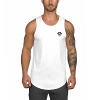 4 Colors Men Casual Gym Bodybuilding Sleeveless Fitness Tank Tops Summer Mesh Moisture Wicking Quick Dry Cool Hip Hop Streetwear