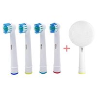 DDFHLPJ-Toothbrush Headssilicone Face Brush Facial Cleansing Brush Head Suit For Braun Oral-B Pro 550 1000 3000 2000 9000 9100 9400