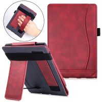 Stand Case for Pocketbook Aqua 2/Touch Lux 3/Basic 3 e-BookPremium PU Leather Cover for Pocketbook 626/641/625 with Hand Strap