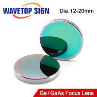 WaveTopSign Ge GaAs โฟกัสเลนส์ Dia.20mm FL 38.1 50.8 63.5 101 127มิลลิเมตร1.5-4 "; ที่มีคุณภาพสูงสำหรับ CO2เลเซอร์แกะสลักเครื่องตัด