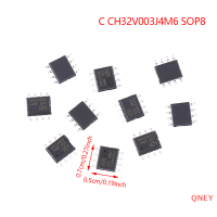 QNEY ชิปชุด CH32V003 RISC-V2A การแก้จุดบกพร่องแบบอนุกรมแบบสายเดี่ยว10ชิ้น ล็อต