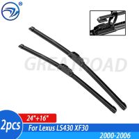 Wiper 4A Front Wiper Blades For Lexus LS430 XF30 2000 - 2006 Windshield Windscreen Front Window 24"+16"