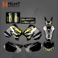 HLMT For Suzuki RM125 RM250 RM 125 250 1996 1997 1998 Motocross Full Team Graphic Background Fairing Decal Sticker Customizable