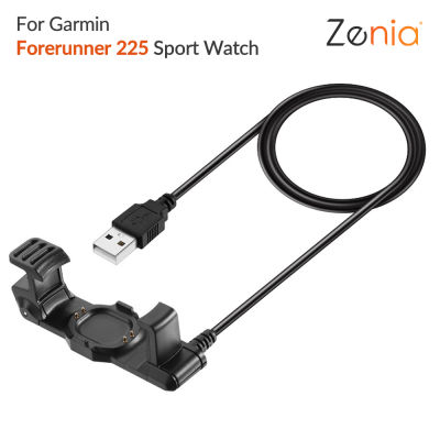 Zenia 1 เมตรสายชาร์จ USB สำหรับผู้เบิกทาง Garmin Forerunner 225/foreurnner225,ท่าเรือพาวเวอร์ซัพพลายการถ่ายโอนข้อมูลชาร์จอะแดปเตอร์สายไฟลวดอะแดปเตอร์