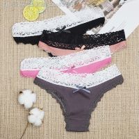 【CW】✕  Hot Sale Panties Cotton Low Rise Thong  9509