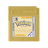 GBC Pokemon 7 ใน 1 เกม 16 บิตคอนโซลวิดีโอเกมการ์ดคุณภาพสูง SHINY Gold SHELL USA รุ่นสำหรับ GBC-Chuieri