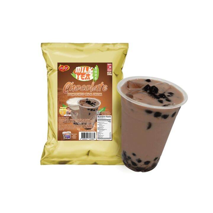 inJoy Chocolate Milk Tea 500g Instant Powdered Milk Tea Drink Lazada PH