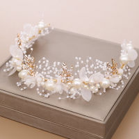 Accessories Wreath Wedding Band Hair Crystal Crown Fashion Bridal Pearl Headband