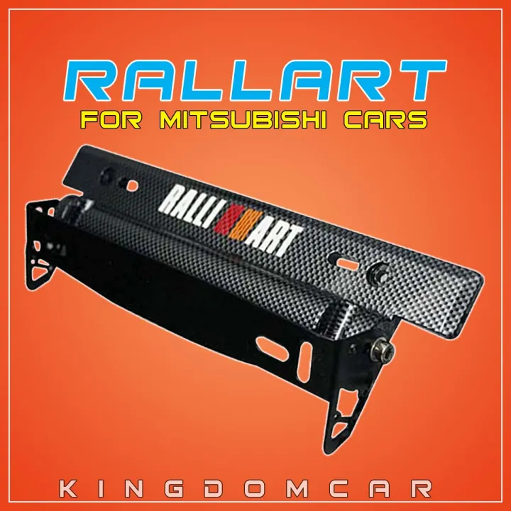 Ralliart Tilting Plate Holder (Version1) for Mitsubishi Lancer Lazada PH