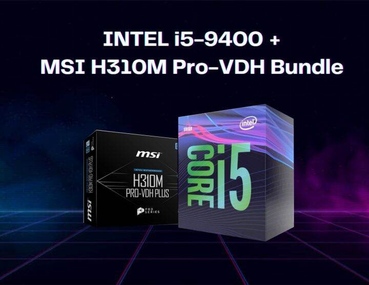 Msi H M Pro Vdh Plus Motherboard Socket Intel Core I Processor Bundle Lazada Ph