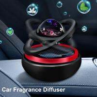 【DT】  hotStylish Washable Car Aromatherapy Multi-purpose Wide Application Solar Rotating Planet Car Fragrance Diffuser Ornament