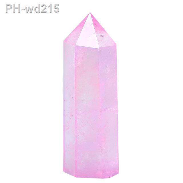 natural-pink-aura-clear-quartz-crystal-point-electroplating-wand-healing-stone-energy-quartz-home-decoration-reiki-tower-gifts