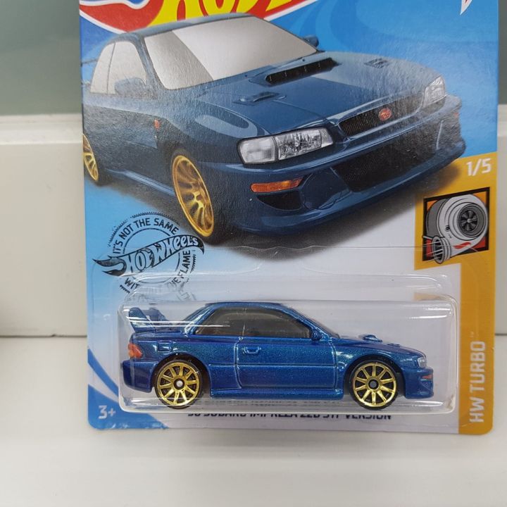 สินค้าเกรดพรีเมี่ยม-คุณภาพดี-hotwheels-98-subaru-impreaz-sti-version-ของเล่นเสริมทักษะ-เกมฝึกสมอง