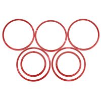 7Pcs Red Exterior A/C Air Vent Outlet Ring Cover Trim for Mercedes Benz C Class 2015 W205 C180 C200 C250 C300 C400 &amp; GLC 2016