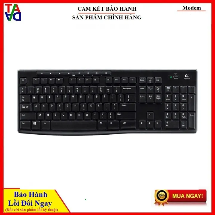 Bàn Phím Không Dây Logitech K270 Hàng Chính Hãng Bảo Hành 36 Tháng 1 đổi 1 Lazadavn 0720