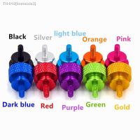 ✟✟ 10pcs M3 M4 6 32 Colorful Thumbscrews aluminum step hand screw knurled Thumb screw computer case screw