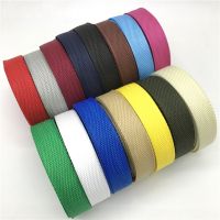 5yards 1 (25mm) Nylon Webbing Polypropylene PP Webbing Ribbon Band Strap Dog Collar Harness Outdoor Backpack Bag Parts