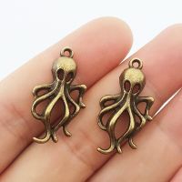 10pcs Charms Octopus 31x17mm Tibetan Bronze Color Pendants Antique Jewelry Making DIY Handmade Craft . Cute Earring Charms DIY accessories and others