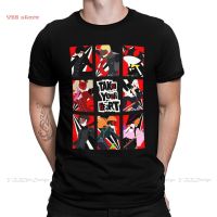 Man T-Shirt Fashion Cotton s P5 Take Your Heart Anime Clothes Design Persona 5 The Royal P5S Cotton Men Over Adult Tee