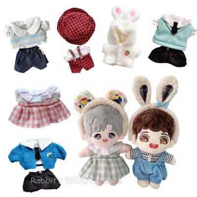 เสื้อผ้าตุ๊กตาไอดอลขนาด20ซม. เสื้อผ้าของตุ๊กตาผ้ากำมะหยี่ชุดสเวตเตอร์ Boneka Mainan ตุ๊กตาสำหรับเกาหลีเคป๊อบตุ๊กตา EXO
