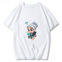 Hot Game Valorant Cartoon T shirt Casual Short Sleeve Cotton Graphic Tee Summer Tops Streetwear Men/women TShirt Harajuku Style| |   - AliExpress