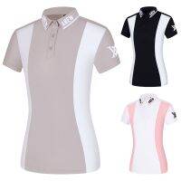 Anew GOLF Ladies Short-Sleeved t-Shirt Clothing Quick-Drying Slim-Fit Breathable POLO Shirt Fashionable T23117
