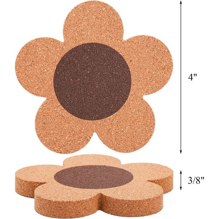 12-pack-3-8-inch-thick-cork-coasters-4-inch-flower-shape-absorbent-natural-cup-coasters-heat-resistant-coasters