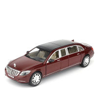 1:24 Maybach S600 Metal Car Model Diecast Alloy High Simulation Car Models 6 Doors Can Be Opened Inertia Toys For Children Difts