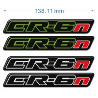 ❣ที่ได้✒แผ่นถังน้ำมันมอเตอร์ไซค์ป้องกันโลโก้ตราสัญลักษณ์สำหรับ Kawasaki ER6N ER-6N แผ่นป้องกัน3D แฟริ่ง