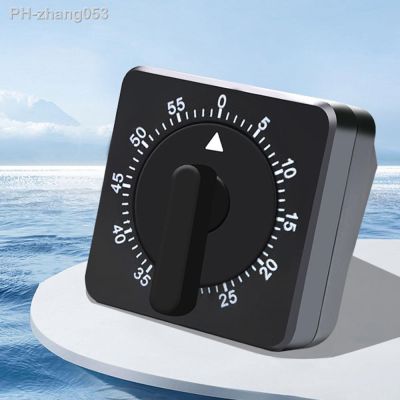 60 Minutes Square Kitchen Timer Count Cooking Up Alarm Sleep Temporizador Clock Mechanical Stopwatch Alarm Down Office Meeting