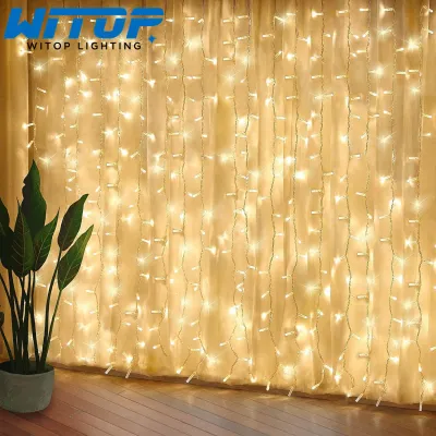 3x13x23x3M LED Icicle String Lights Christmas Fairy Lights Garland Outdoor Home For WeddingPartyCurtainGarden Decoration