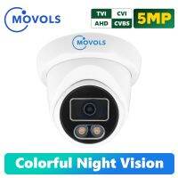 Movols 5MP 2MP Colorful Night Vision Securiry Camera AHD/TVI/CVI/ Analog 4 IN 1 Video Surveillance CCTV Waterproof Doom Camera