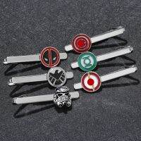 Fashion Accessories Super Hero Captain Star High Quality Praty Wedding Business Men Copper Tie Clips