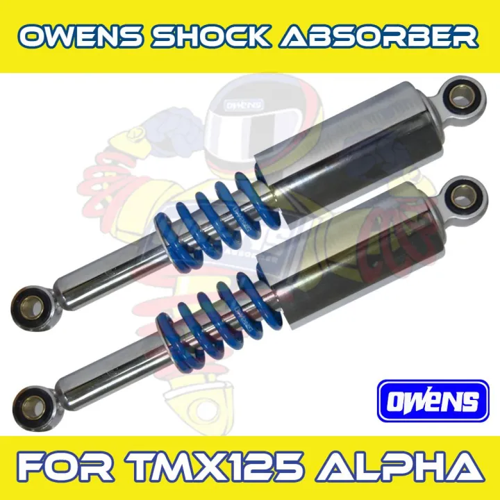 TMX 125 ALPHA Blue Owens Motorcycle Rear Shock Absorber (Pair) | Lazada PH
