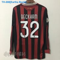 ♀♀☜ Eartha Boyle 9 -- 10 champions ac milan jersey and name Beckham kaka paolo maldini ronaldinho soccer uniform restoring ancient ways