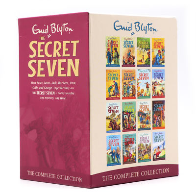 Seven little detectives 16 volumes boxed the secret seven English original book English Chapter bridge detective novel Enid Blyton elementary and middle school students Extracurricular Reading