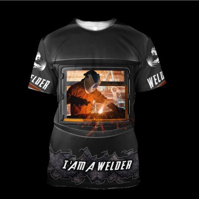 2023 Awesome Welder All Over Printed MEI 3D T Shirt