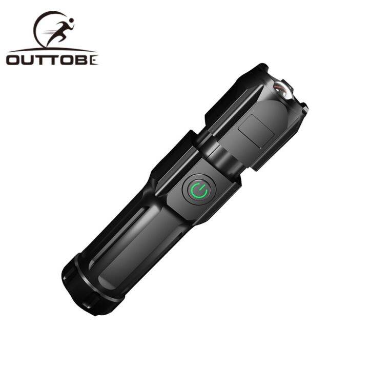 outtobe-powerful-flashlight-bright-led-flashlight-outdoor-focusing-torchlight-portable-home-emergency-lamp-built-in-battery-usb-rechargeable-torchlight-zoom-able-focus-light-t6-penlight-waterproof-tor