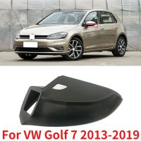 【จัดส่งฟรี Esirsun 】พร้อมรูกล้องสำหรับ VW Golf 7 2013-19กระจกมองหลังกระจกมองหลังกรอบป้องกันกระจกมองหลังฝากระโปรงหน้า