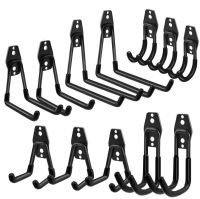 Garage Organizer Wall Mount Bicycle Hanger Hooks Wall Mount Anti slip Storage Hook For Ladders GardenTool Heavy Duty Metal Hook